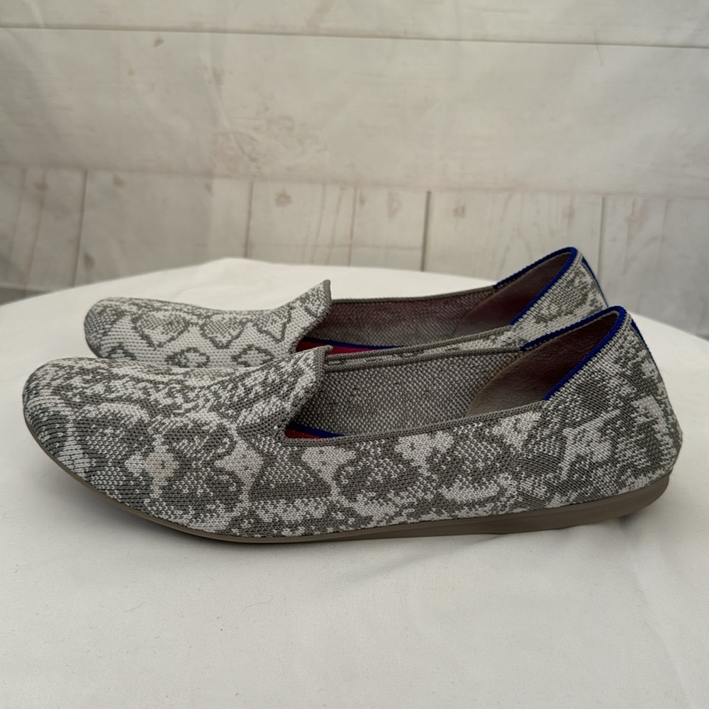 Rothy’s Size 8 Python Print Almond Toe Loafers - image 3